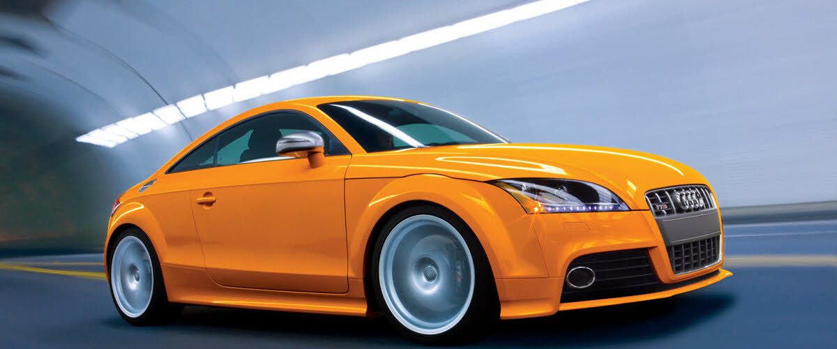 Orange Audi TT